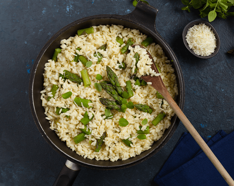 Risotto mit grünem Spargel | Gutes aus der Region